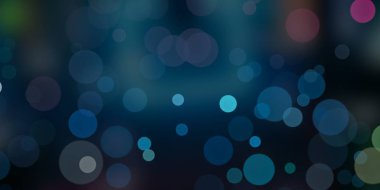 Bokeh çevreleri ile yapılan soyut sanatsal arka plan