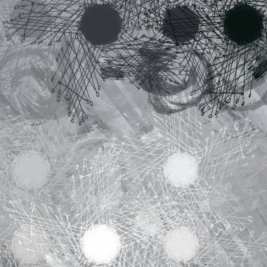 Kopya alanı ile soyut grunge desenli arkaplan