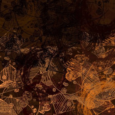 Kopya alanı ile soyut grunge desenli arkaplan