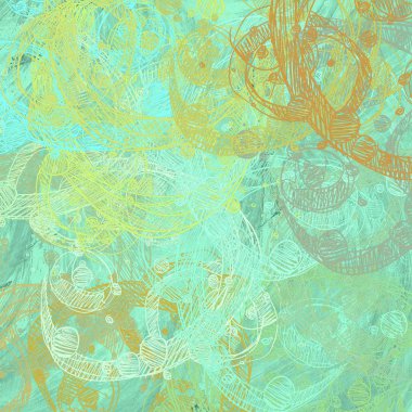 Kopya alanı ile soyut grunge desenli arkaplan