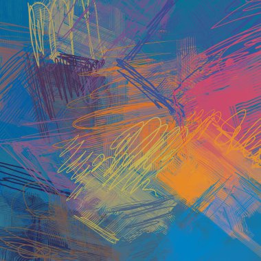 Farklı renk kalıplarına sahip soyut grunge arkaplanı 