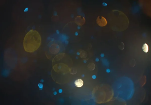 Fondo Pantalla Digital Con Luces Bokeh Brillantes — Foto de Stock