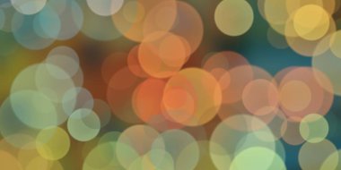 Bokeh çevreleri ile yapılan soyut sanatsal arka plan