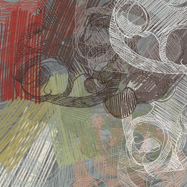 Kopya alanı ile soyut grunge desenli arkaplan