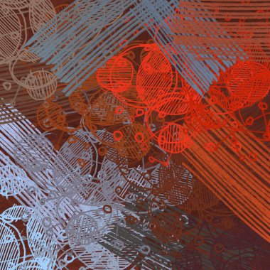 Kopya alanı ile soyut grunge desenli arkaplan