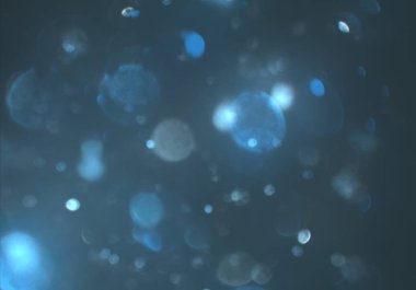 Soyut mavi bokeh arkaplanı