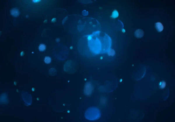 Fondo Bokeh Azul Abstracto — Foto de Stock