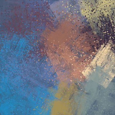 kopya alanı ile arka plan için sanatsal renkli illüstrasyon