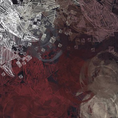 Kopya alanı ile soyut grunge desenli arkaplan