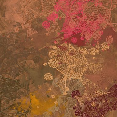 Kopya alanı ile soyut grunge desenli arkaplan