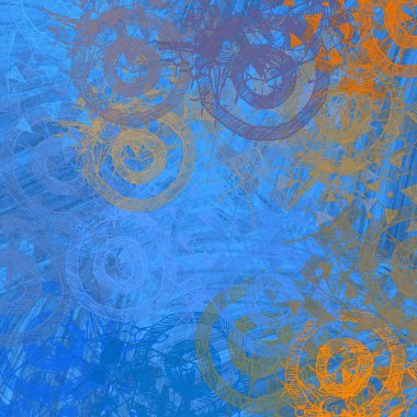 Kopya alanı ile soyut grunge desenli arkaplan