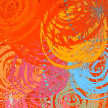 farklı renk desenleri ile soyut duvar kağıdı