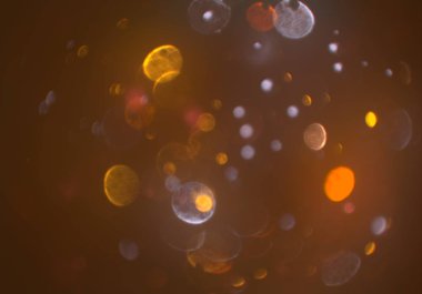 parlayan bokeh daireler ışıklar duvar kağıdı