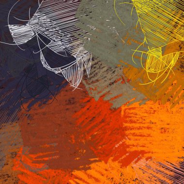 Kopya alanı ile soyut grunge desenli arkaplan