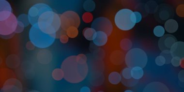 Bokeh çevreleri ile yapılan soyut sanatsal arka plan