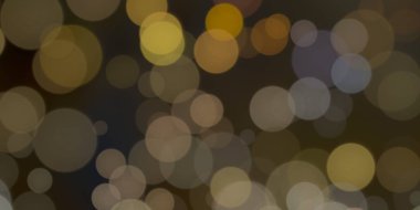 Bokeh çevreleri ile yapılan soyut sanatsal arka plan