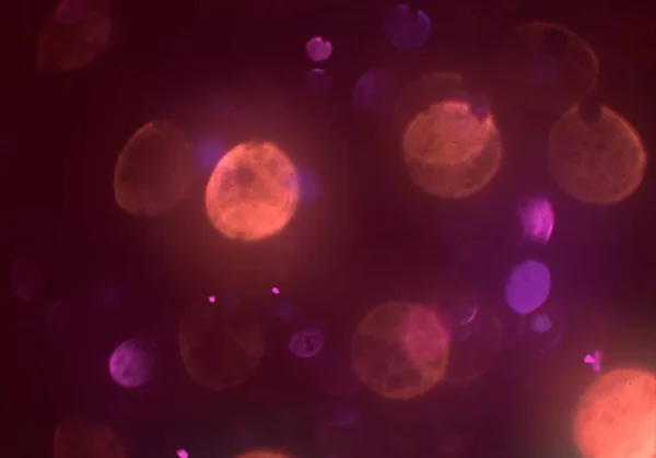 Glowing Glitters Wallpaper Bokeh Circles Lights Background — Stock Photo, Image