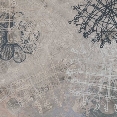 Kopya alanı ile soyut grunge desenli arkaplan