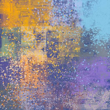 Farklı renk kalıplarına sahip soyut grunge arkaplanı