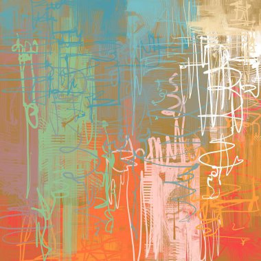 arka planda vintage tarzı