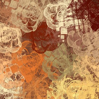 Kopya alanı ile soyut grunge desenli arkaplan