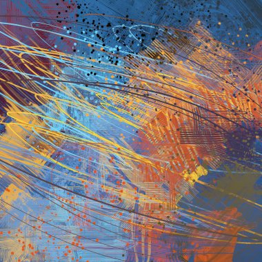 farklı desenler ile grunge arka plan