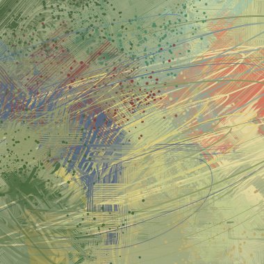 Farklı renk kalıplarına sahip soyut grunge arkaplanı