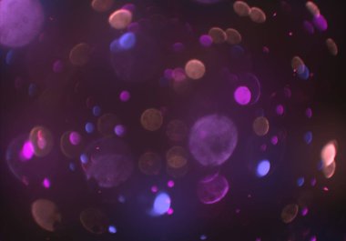 bokeh abstact arka plan ile galaksi