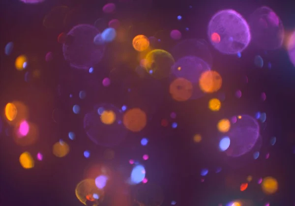 Defocused Bokeh Circles Lights Background — Stock Photo, Image