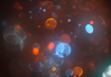 kopya alanı ile bokeh ışıkları dijital arka plan