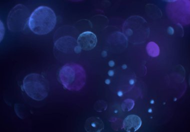 bokeh abstact arka plan ile galaksi