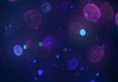 bokeh abstact arka plan ile galaksi