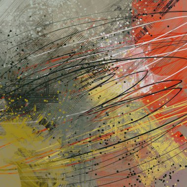 Farklı renk kalıplarına sahip soyut grunge arkaplanı 