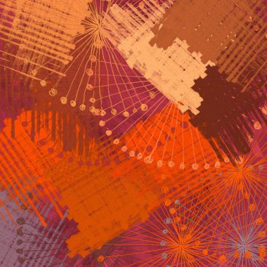 Kopya alanı ile soyut grunge desenli arkaplan