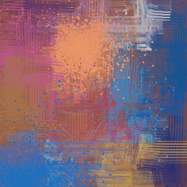 farklı renk desenleri ile vintage grunge arka plan