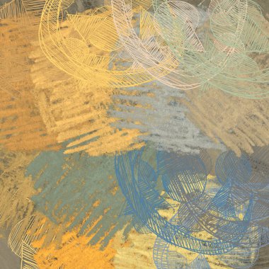 Kopya alanı ile soyut grunge desenli arkaplan