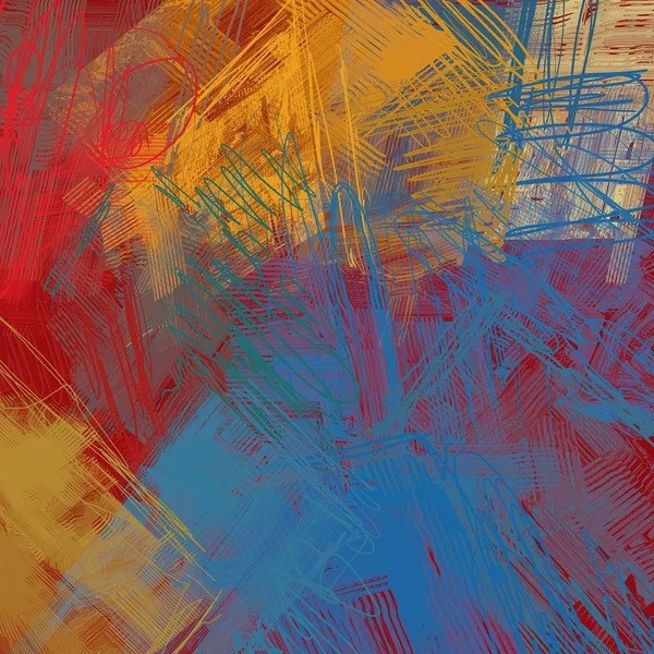 Kleurrijke Abstracte Grunge Achtergrond — Stockfoto