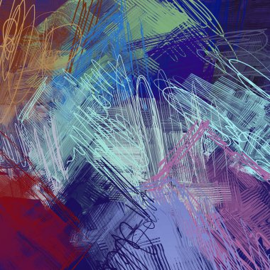 Farklı renk kalıplarına sahip soyut grunge arkaplanı 