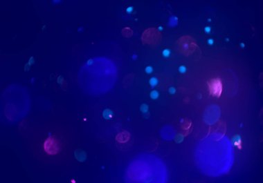 bokeh abstact arka plan ile galaksi