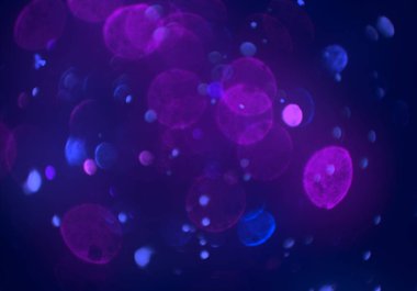 bokeh abstact arka plan ile galaksi