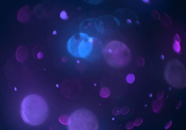 bokeh abstact arka plan ile galaksi