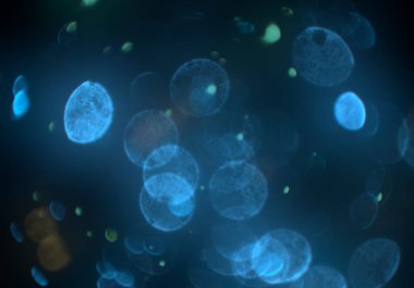 bokeh abstact arka plan ile galaksi