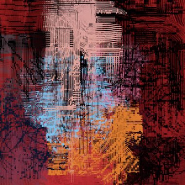 farklı renk desenleri ile vintage grunge arka plan