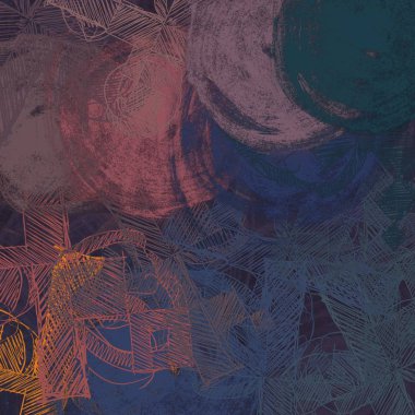 Kopya alanı ile soyut grunge desenli arkaplan