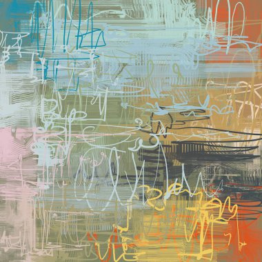 Grunge arka planda Vintage tarzı