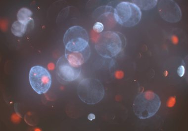 bokeh abstact arka plan ile galaksi