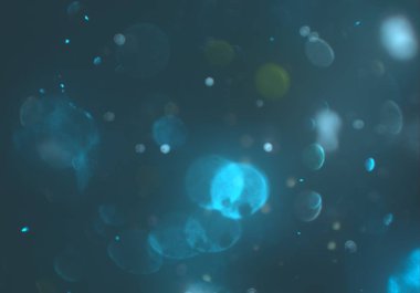 bokeh abstact arka plan ile galaksi