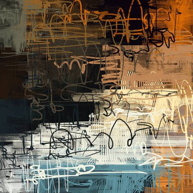 Farklı renk kalıplarına sahip soyut grunge arkaplanı 