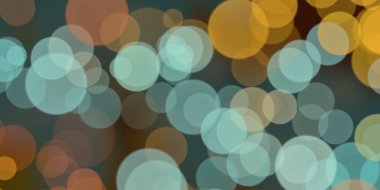 Bokeh çevreleri ile yapılan soyut sanatsal arka plan