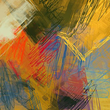 soyut renkli fraktal arkaplan